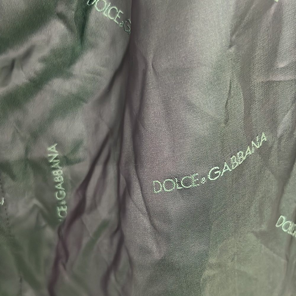NOT FOR SALE DOLCE & GABANA green velvet midi skirt size 42 - Picture 11 of 14